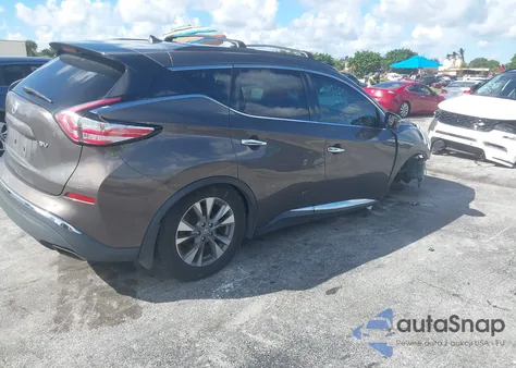 2015 Nissan Murano Sv z USA, uszkodzony, nr VIN 5N1AZ2MGXFN278344